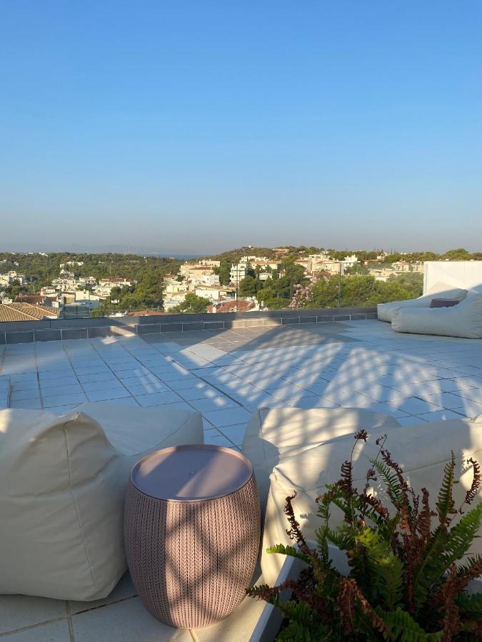 Villasonboard Vouliagmeni Penthouse Veranda Sea-View & Beach Athén Kültér fotó