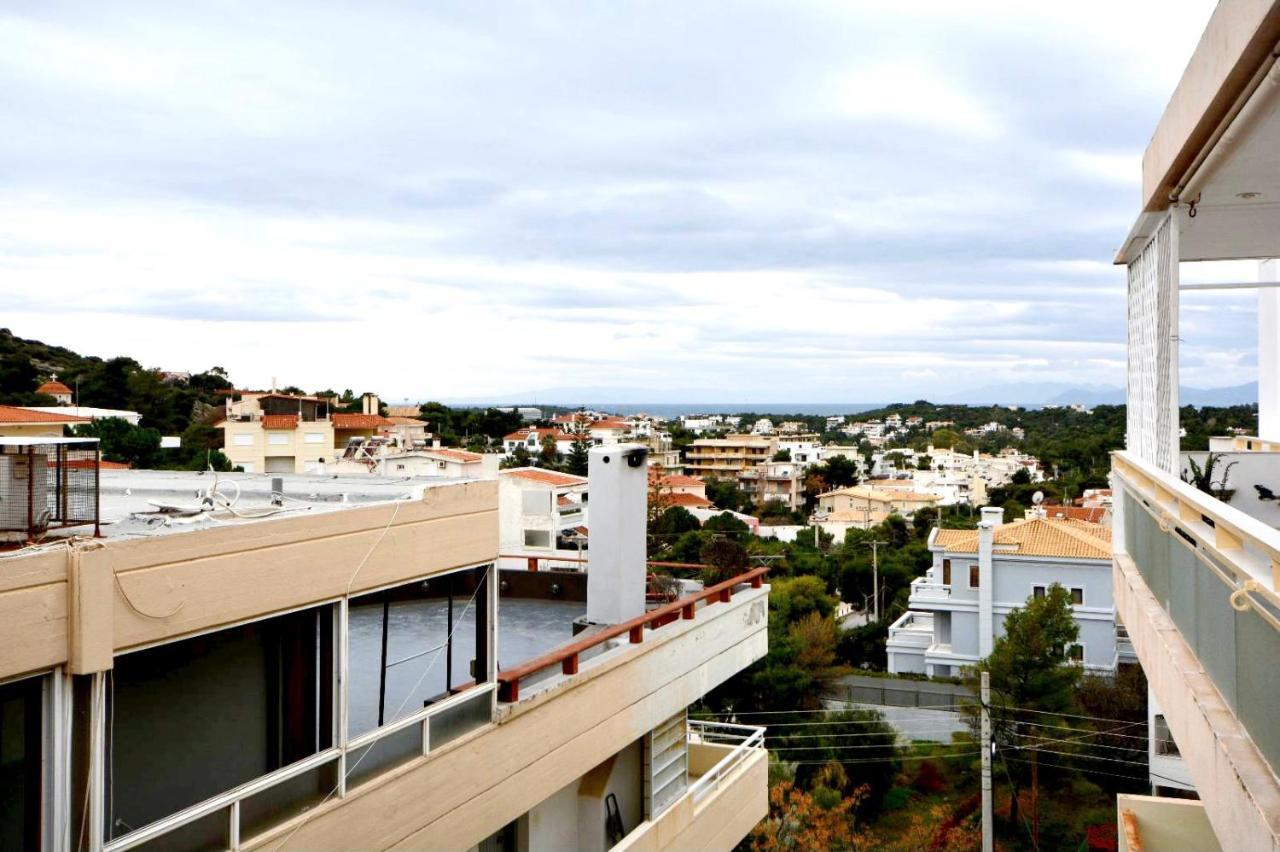 Villasonboard Vouliagmeni Penthouse Veranda Sea-View & Beach Athén Kültér fotó