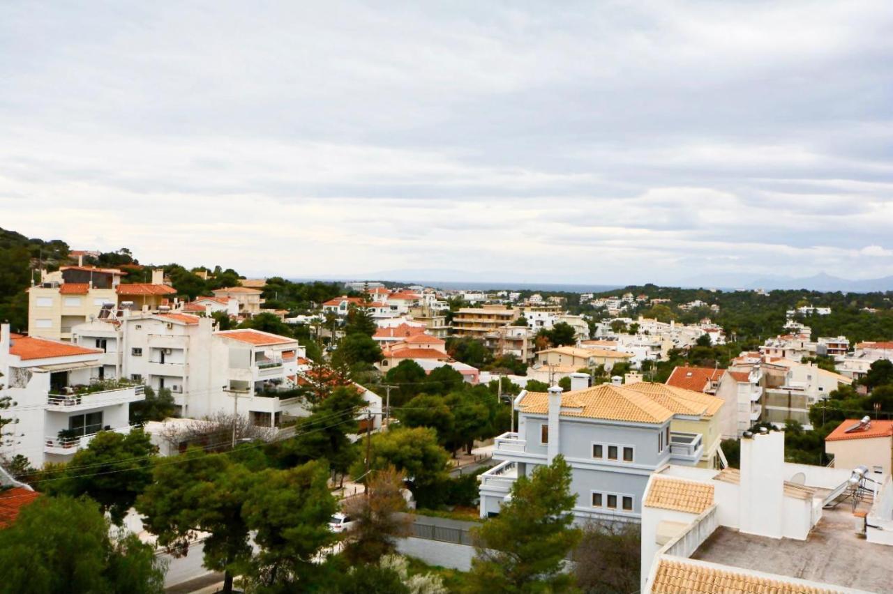 Villasonboard Vouliagmeni Penthouse Veranda Sea-View & Beach Athén Kültér fotó