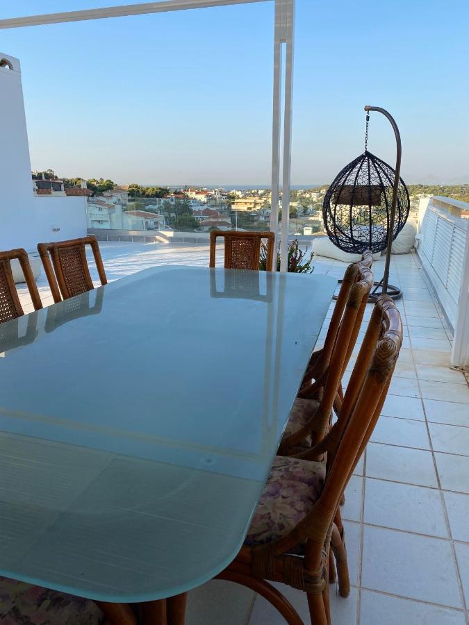 Villasonboard Vouliagmeni Penthouse Veranda Sea-View & Beach Athén Kültér fotó