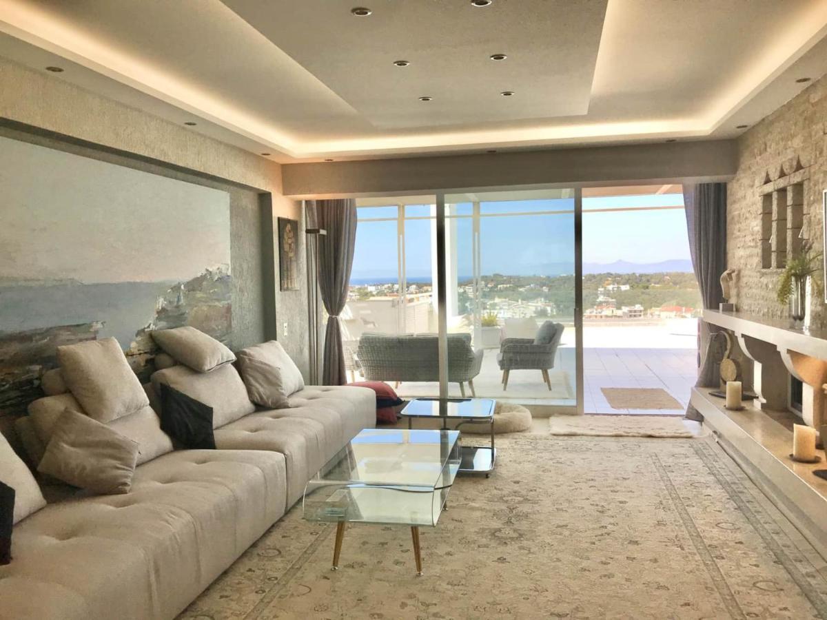 Villasonboard Vouliagmeni Penthouse Veranda Sea-View & Beach Athén Kültér fotó