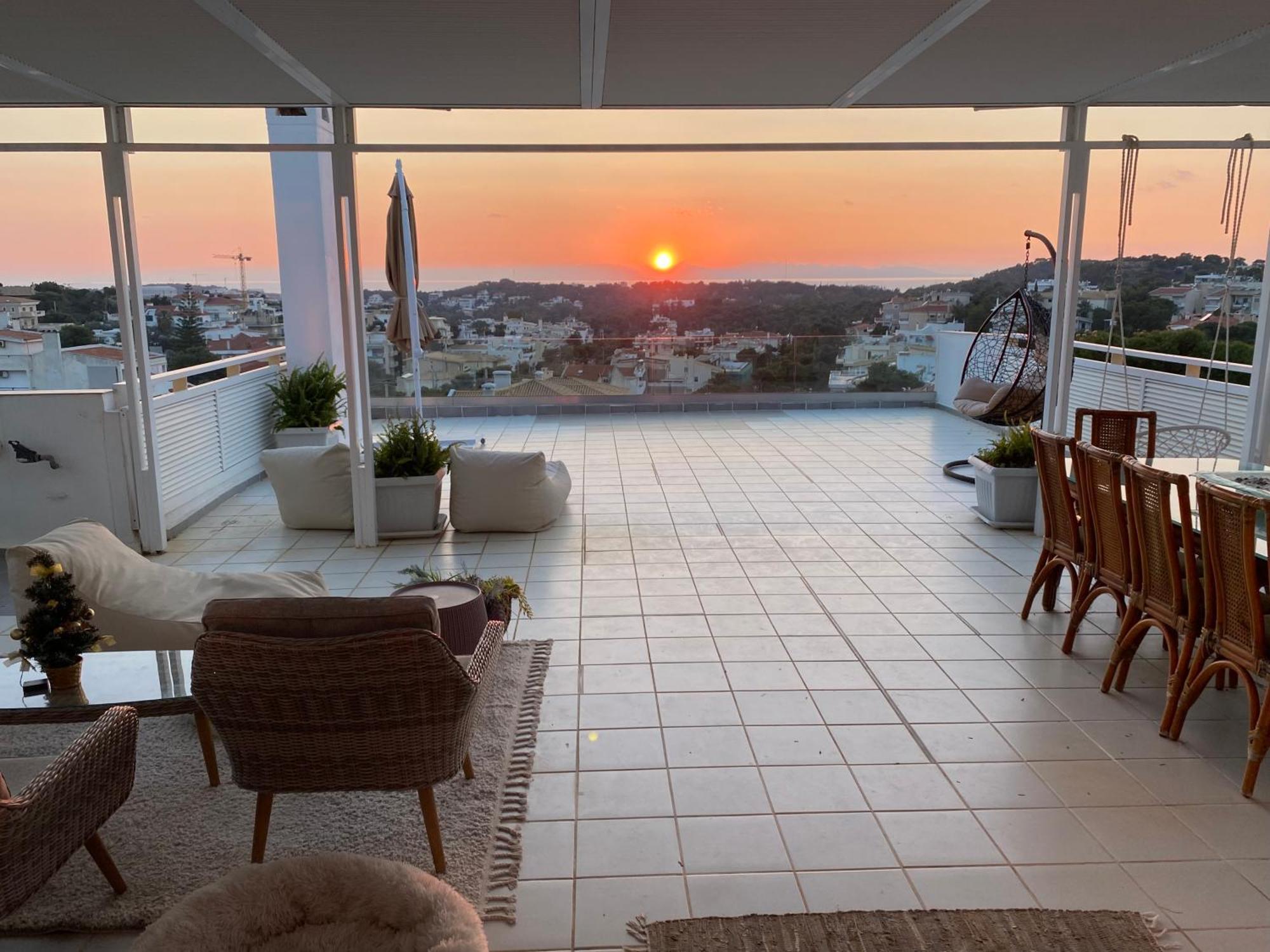 Villasonboard Vouliagmeni Penthouse Veranda Sea-View & Beach Athén Kültér fotó